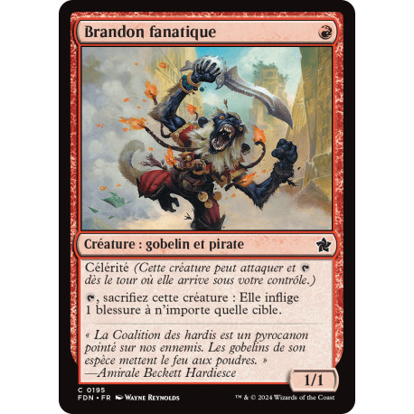 (Foil) Rouge - Brandon fanatique (C) [FDN]