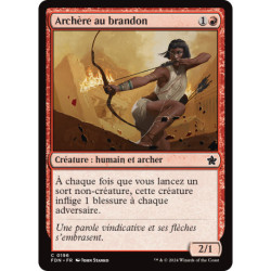 (Foil) Rouge - Archère au brandon (C) [FDN]