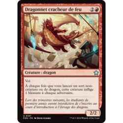 (Foil) Rouge - Dragonnet cracheur de feu (U) [FDN]