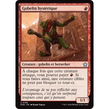 (Foil) Rouge - Gobelin hystérique (U) [FDN]