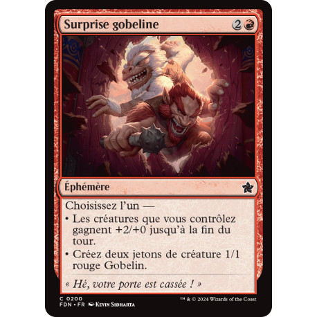 (Foil) Rouge - Surprise gobeline (C) [FDN]