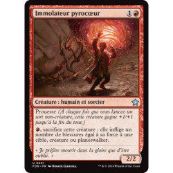 (Foil) Rouge - Immolateur pyrocœur (U) [FDN]
