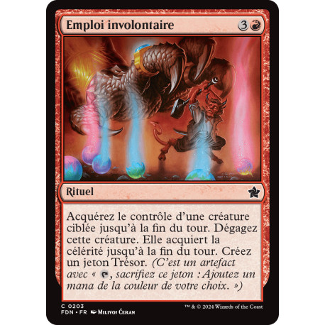 (Foil) Rouge - Emploi involontaire (C) [FDN]