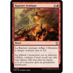 (Foil) Rouge - Rupture sismique (U) [FDN]