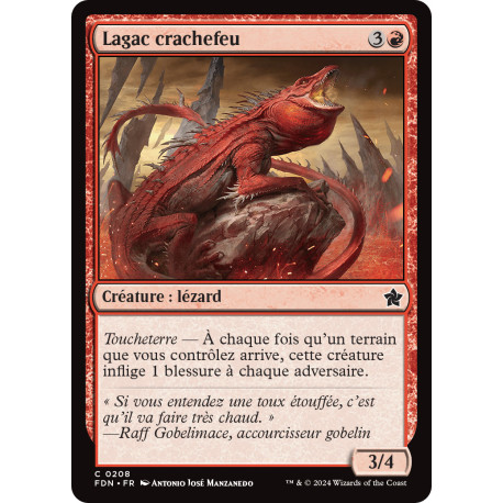 (Foil) Rouge - Lagac crachefeu (C) [FDN]