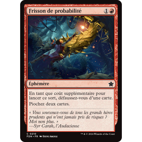 (Foil) Rouge - Frisson de probabilité (C) [FDN]