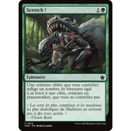 (Foil) Verte - Scrotch ! (C) [FDN]
