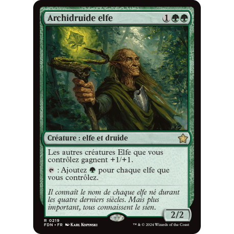 (Foil) Verte - Archidruide elfe (R) [FDN]