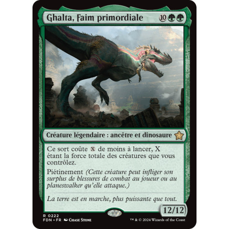 (Foil) Verte - Ghalta, Faim primordiale (V1) (R) [FDN]
