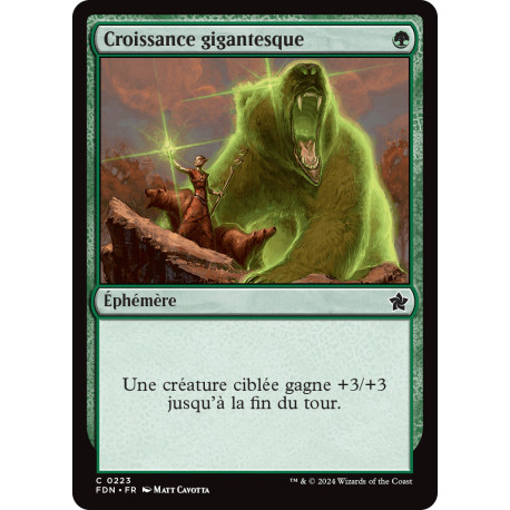 (Foil) Verte - Croissance gigantesque (C) [FDN]