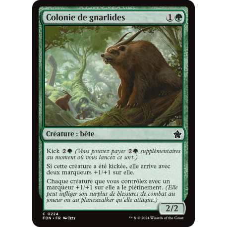 (Foil) Verte - Colonie de gnarlides (C) [FDN]