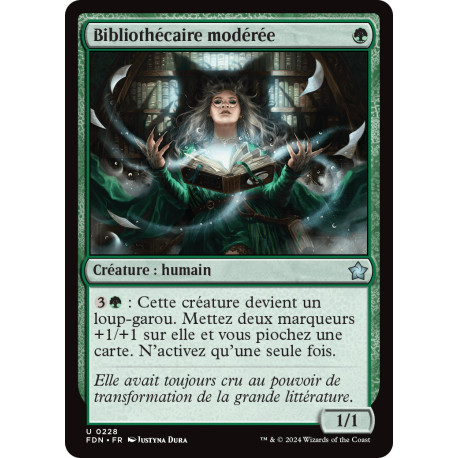 (Foil) Verte - Bibliothécaire modérée (U) [FDN]