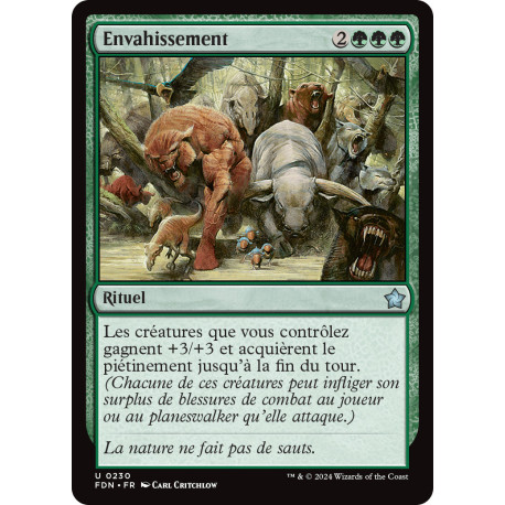 (Foil) Verte - Envahissement (U) [FDN]