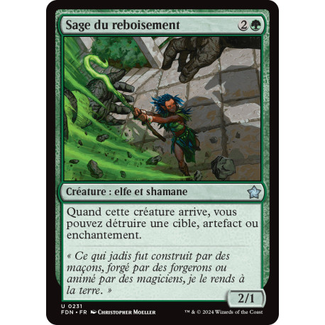 (Foil) Verte - Sage du reboisement (V1) (U) [FDN]