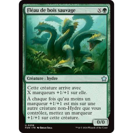 (Foil) Verte - Fléau de bois sauvage (U) [FDN]