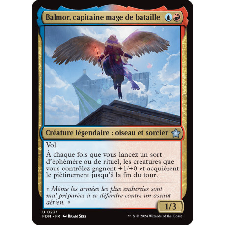 (Foil) Multicolore - Balmor, capitaine mage de bataille (U) [FDN]
