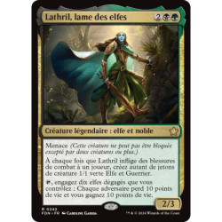 (Foil) Multicolore - Lathril, lame des elfes (V1) (R) [FDN]