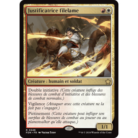 (Foil) Multicolore - Justificatrice filelame (R) [FDN]
