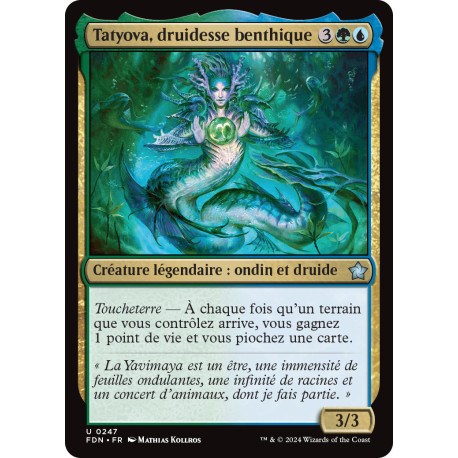 (Foil) Multicolore - Tatyova, druidesse benthique (U) [FDN]