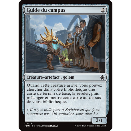 (Foil) Incolore - Guide du campus (C) [FDN]