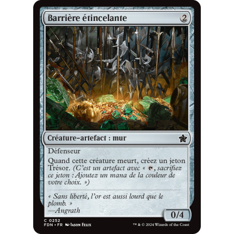 (Foil) Incolore - Barrière étincelante (C) [FDN]