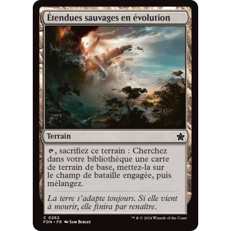(Foil) Terrain - Étendues sauvages en évolution (C) [FDN]
