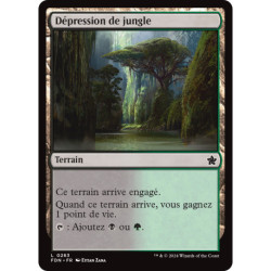 (Foil) Terrain - Dépression de jungle (C) [FDN]