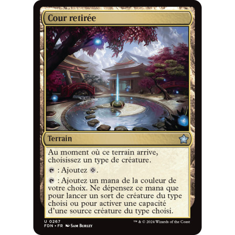 (Foil) Terrain - Cour retirée (U) [FDN]