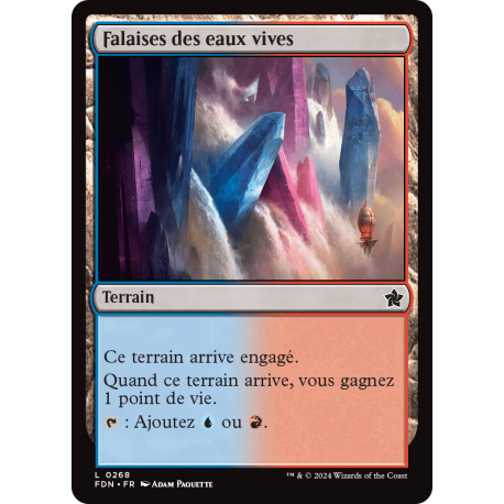 (Foil) Terrain - Falaises des eaux vives (C) [FDN]