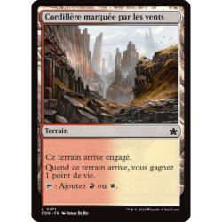 (Foil) Terrain - Cordillère marquée par les vents (C) [FDN]
