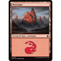 (Foil) Terrain - Montagne (V1) (L) [FDN]