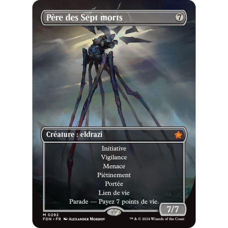 (Foil) Incolore - Père des Sept morts (V2 - Borderless) (M) [FDN]