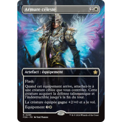 (Foil) Blanche - Armure céleste (V2 - Borderless) (R) [FDN]