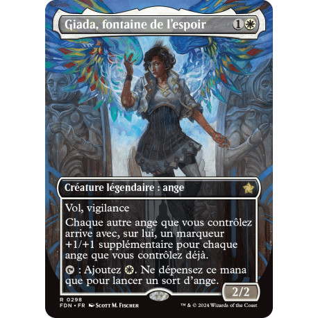 (Foil) Blanche - Giada, fontaine de l'espoir (V2 - Borderless) (R) [FDN]