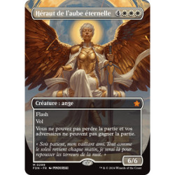 (Foil) Blanche - Héraut de l'aube éternelle (V2 - Borderless) (M) [FDN]