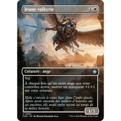 (Foil) Blanche - Jeune valkyrie (V2 - Borderless) (U) [FDN]