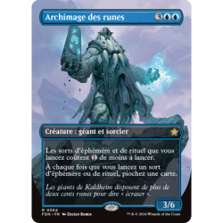 (Foil) Bleue - Archimage des runes (V2 - Borderless) (R) [FDN]
