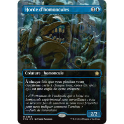 (Foil) Bleue - Horde d'homoncules (V2 - Borderless) (R) [FDN]