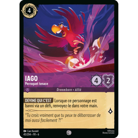Iago : Perroquet tenace [La Mer Azurite]