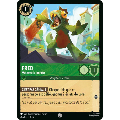 Fred : Mascotte de la journée [La Mer Azurite]