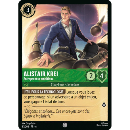 Alistair Krei : Entrepreneur ambitieux [La Mer Azurite]