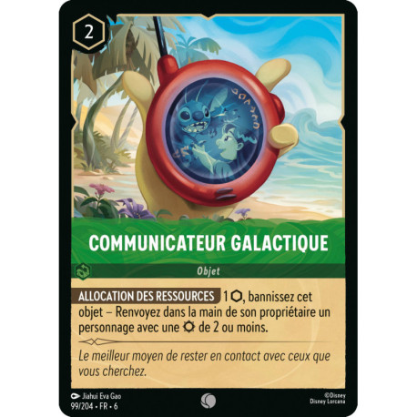 Communicateur galactique [La Mer Azurite]