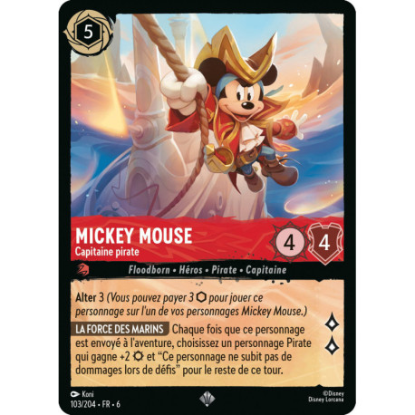 Mickey Mouse : Capitaine pirate [La Mer Azurite]