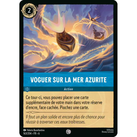 Voguer sur la mer Azurite [La Mer Azurite]