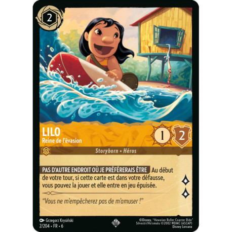 (Foil) Lilo : Reine de l’évasion [La Mer Azurite]