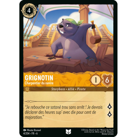 (Foil) Grignotin : Charpentier du navire [La Mer Azurite]