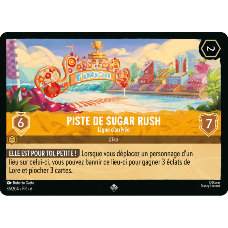 (Foil) Piste de Sugar Rush : Ligne d’arrivée [La Mer Azurite]