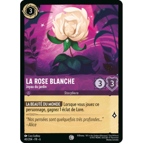 (Foil) La Rose Blanche : Joyau du jardin [La Mer Azurite]