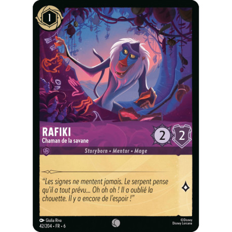 (Foil) Rafiki : Chaman de la savane [La Mer Azurite]