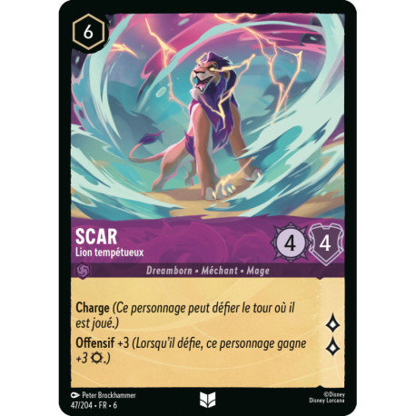 (Foil) Scar : Lion tempétueux [La Mer Azurite]